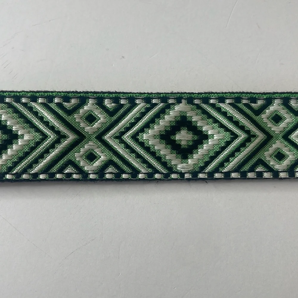 Free People Moving to Mars Handmade Belt Green XS/S
